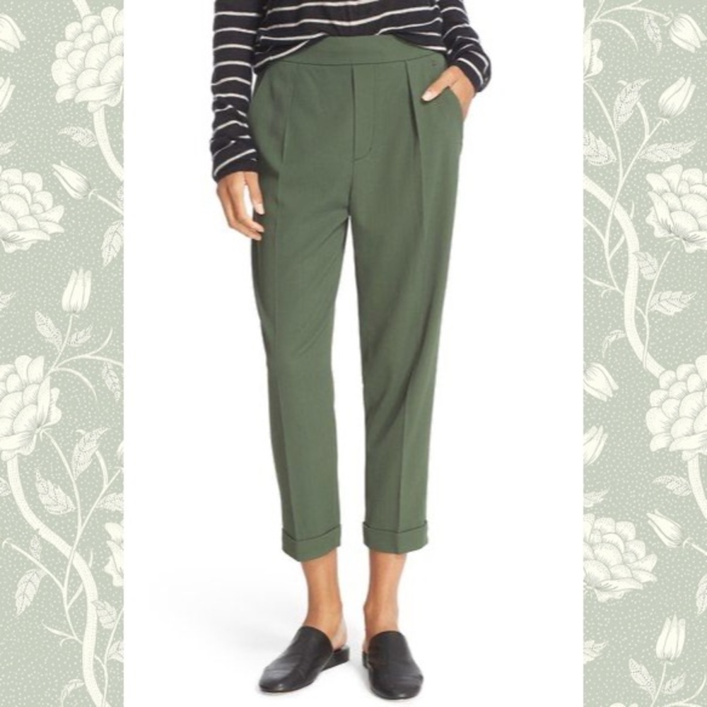 EUC Vince Tapered Crop Trousers, Sz 8